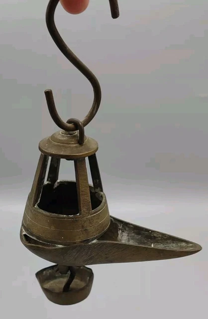 Ancienne Lampe/thurible Domestique En Bronze - Années 30-40 - Grèce/Russie - Occasion