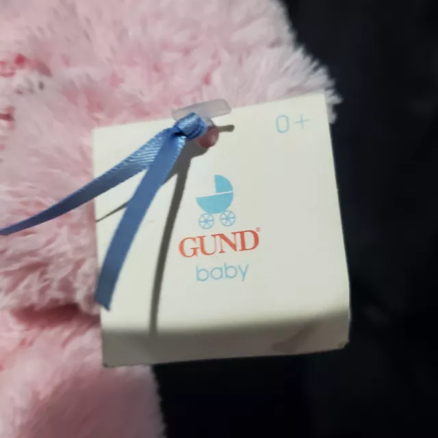 Baby Gund My First Teddy Bear Stuffed Animal Pink Bow 10 inches 2