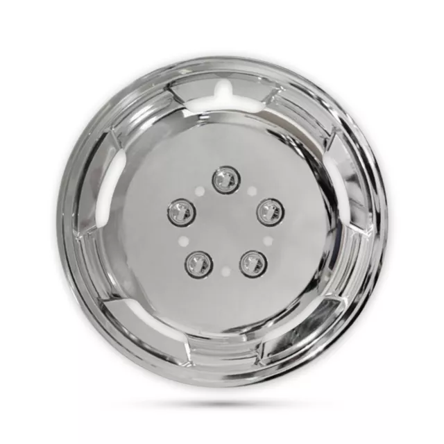 For Mercedes Benz Vans 16" 4x Chrome Deep Dish Van Wheel Trim Hub Caps Covers