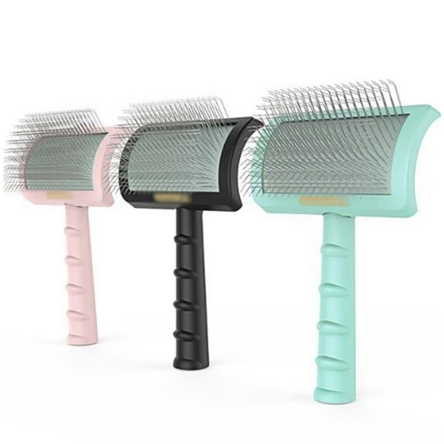 New Pet Brush Comb Shedding Hair Remove Needle Cat Dog Massage Grooming Tool