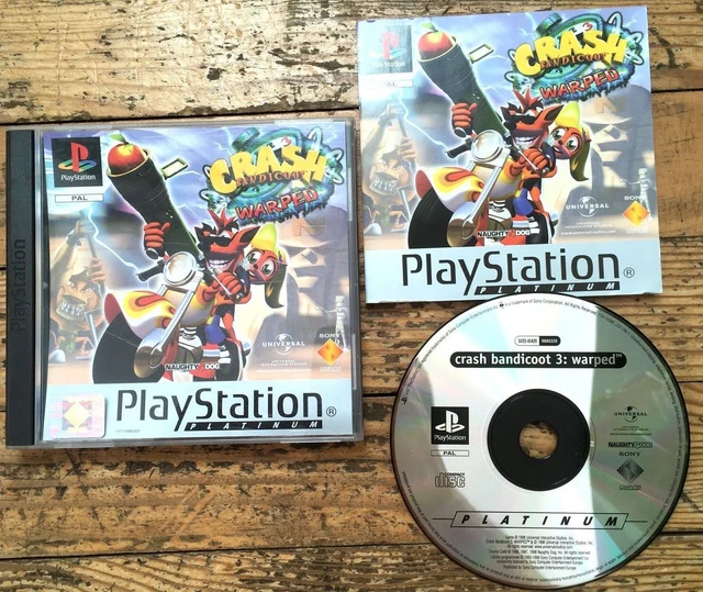 CRASH BANDICOOT 3 Warped sur Playstation PS1 et PS2 !!!! EUR 29,99