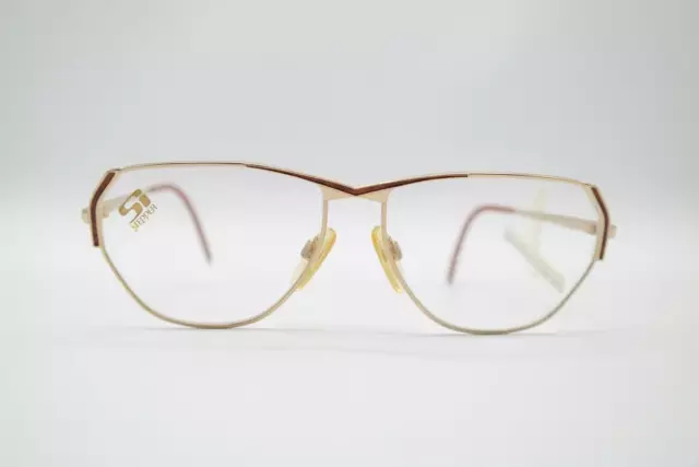 Vintage Stepper SI 504 Or Braun Ovale Lunettes Monture Lunettes NOS