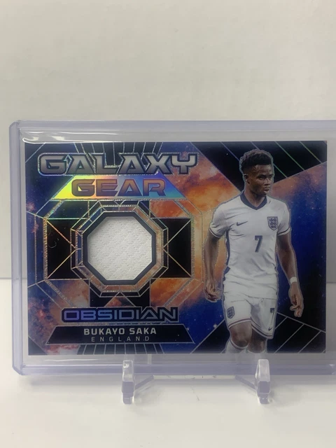 PANINI OBSIDIAN 2024-25 Bukayo Saka England Galaxy Gear Patch