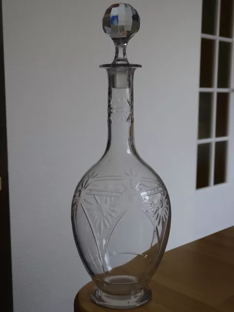 Baccarat Une Ancienne Carafe A Vin En Cristal Epoque 1920