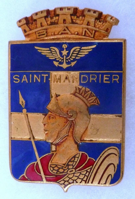 Patch écusson Aéronavale Flottille 36F Panther - Vintage, BAN St-Mandrier, Original Marine, Occasion Très Bon état