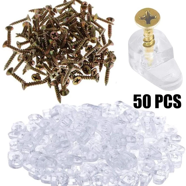 Fermi Per Orecchini A Farfalla In Plastica Trasparente – 50 Pezzi, Chiusure Di Sicurezza