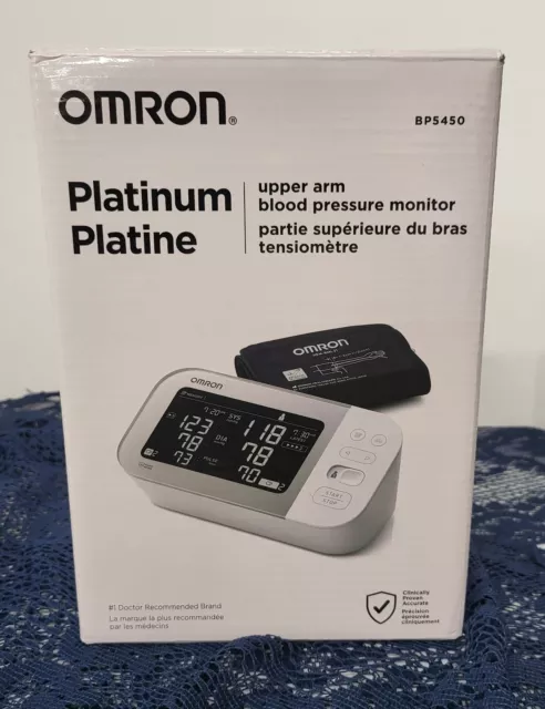 Omron Platinum Blood Pressure Monitor FOR SALE! - PicClick