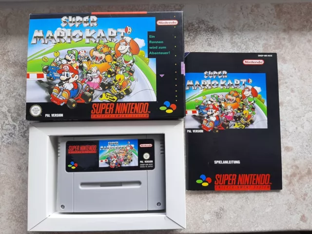 Super Nintendo SNES Mario Kart in OVP