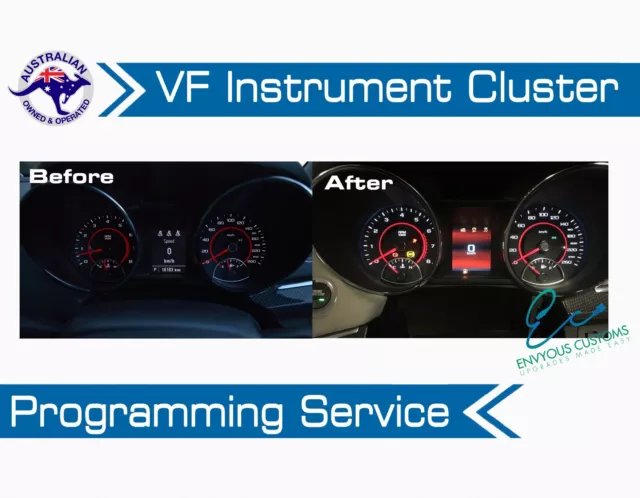 Vf Holden Cluster Dash Programming Service Commodore Instrument Hsv Ve E3 V6 V8