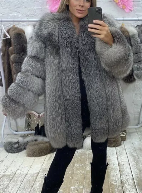 Laura jane paris fox fur coat sale