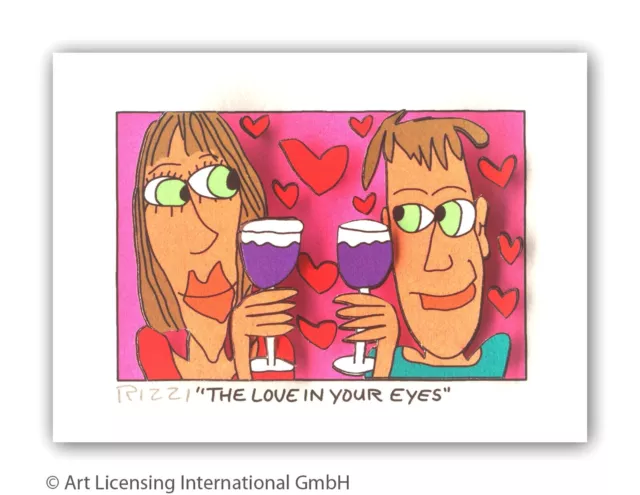 James Rizzi  3 D   "To Love in Your Eyes"