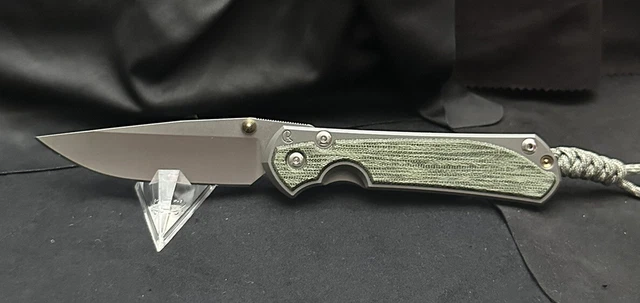 Chris Reeve Knives Large Sebenza 31 Drop Point S45VN L31-1705 Olive G-carta excl