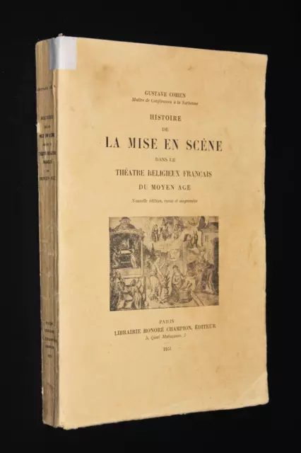 Histoire De La Mise En Scène Dans Le Théâtre Religieux Français Du Moyen Âge