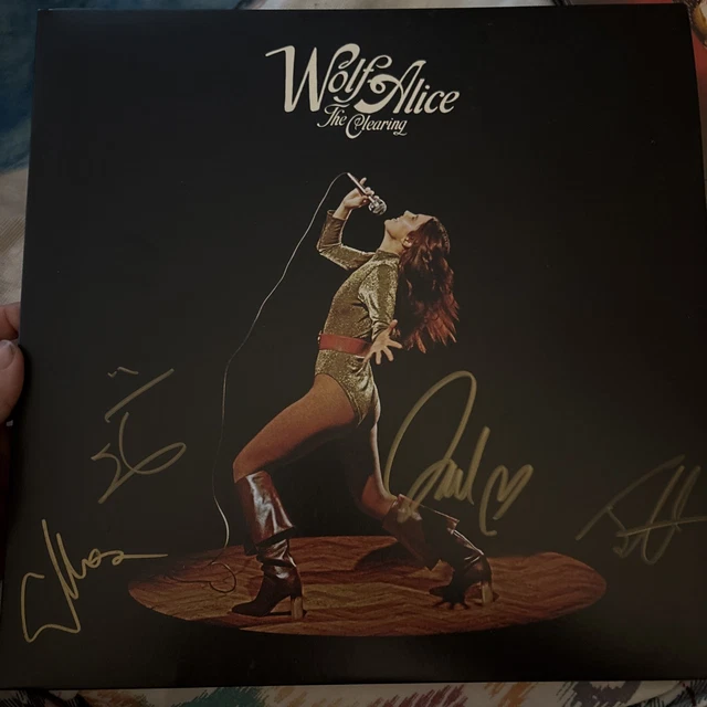 WOLF ALICE THE Clearing LP PERSONALLY SIGNED Vinyl LP Autographed