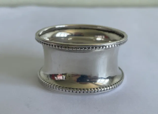 Antique Silver Napkin Ring 1922 Birmingham Rolason Brothers 0.292ozt