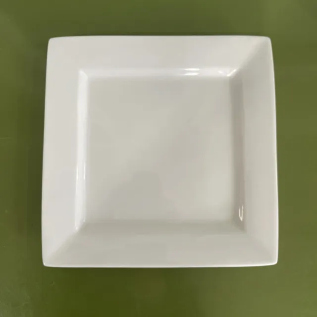 Williams Sonoma MARKETPLACE SQUARE White Salad Plate 8-3/4”