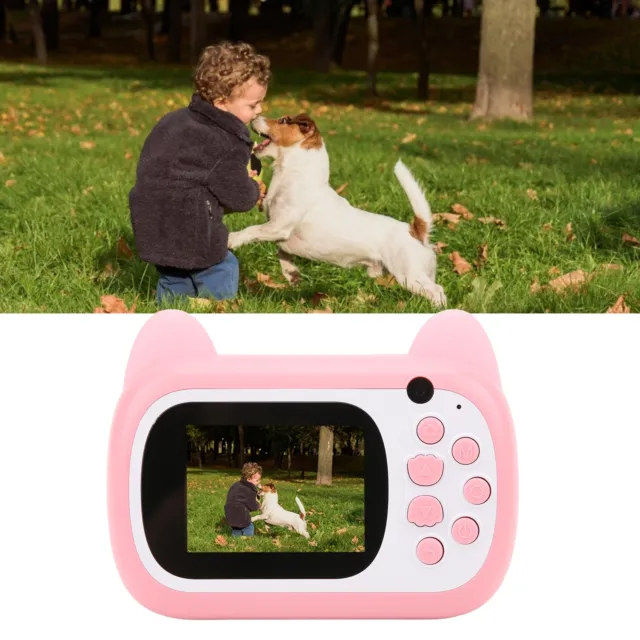 1080P HD Children Mini Cute Digital Camera 2.4 Inch Instant Print 24MP Dual HEN