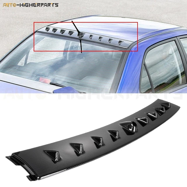 For Mitsubishi Lancer EVO 8 9 Carbon Look Style Shark Fin Rear Roof Spoiler For Mitsubishi Lancer EVO 8 9 Carbon Look Style Shark Fin Rear Roof Spoiler