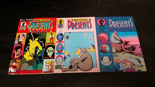 1988 Dark Horse Comics Lot Of (3) Dark Horse Presents #12 #18 #20 Mixed Grade