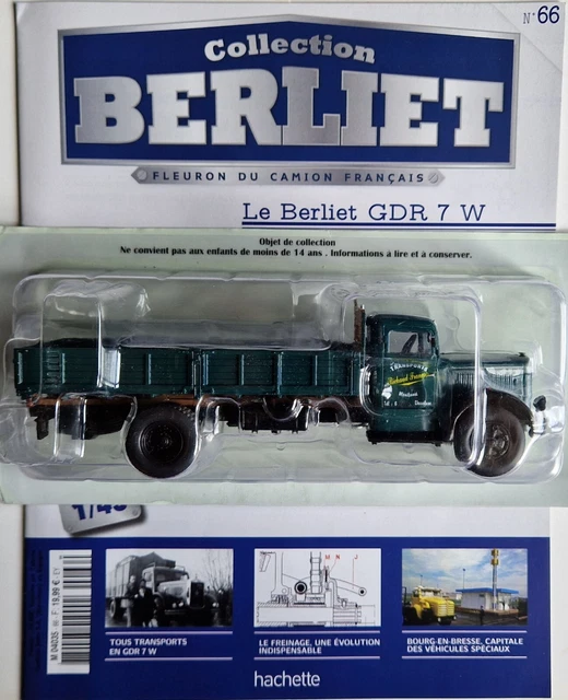 CAMION BERLIET VTC transporteur de charge nucléaire 1/43 EUR