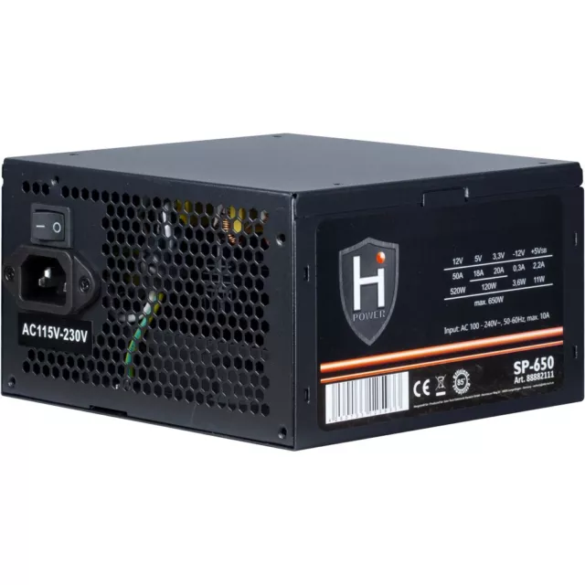 Inter-Tech HIPOWER SP-650, 650 Watt Netzteil 2