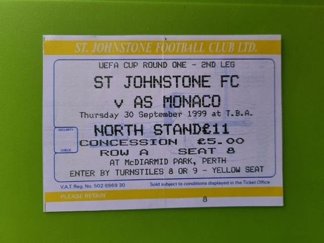 ÉCOSSE FRANCE 2006 TICKET FFF À GLAGOW COLLECTION SCOTLAND FOOTBALL