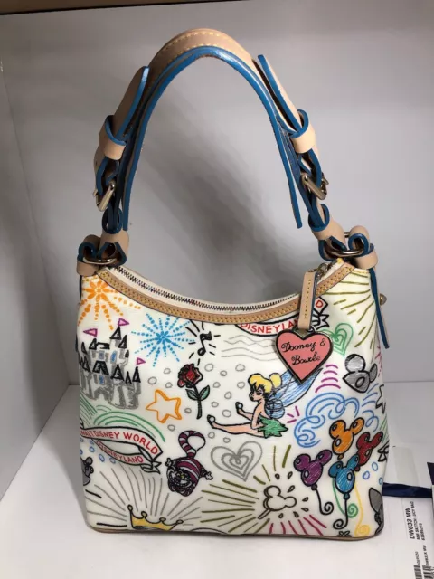 Disney Parks Dooney & Burke Retired Sketch Lucy Bag 100% Authentic Free Ship