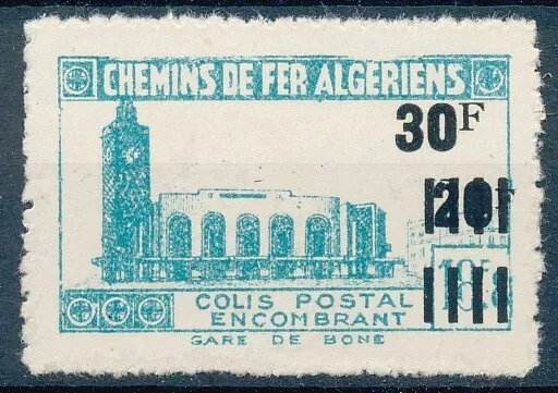 [BIN20296] Algeria 1947 Railway good very fine MH stamp - Without OVPT