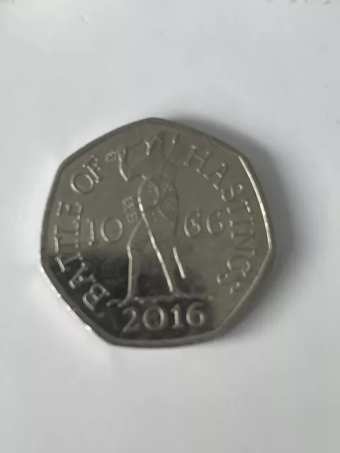 Battle of Hastings 1066 2016 Commemorative 50p Coin 50 Pence Piece Coin Hunt