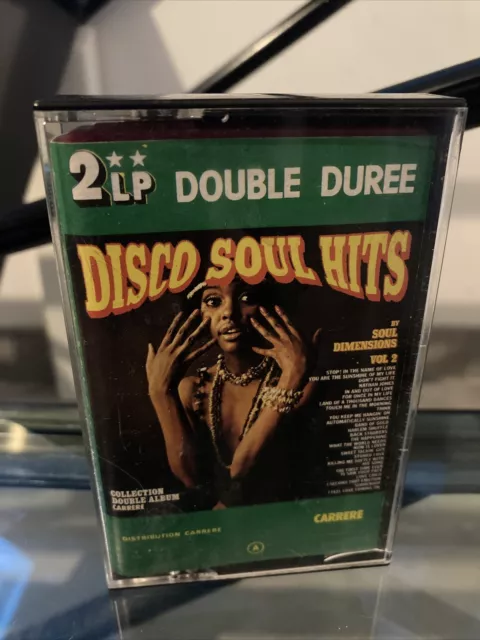 Rare Cassette K7 Audio Tape Mc - Soul Dimensions - Disco Funk Soul Hits  2- 1977