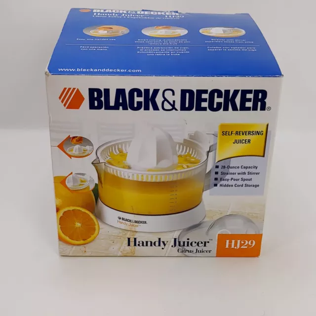 Black & Decker Handy Citrus Juicer HJ28 Self Reversing Super Nice  Tested Works
