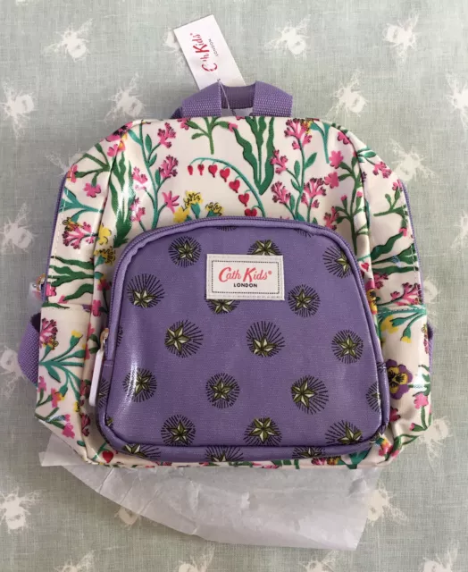 BNWT Cath Kidston Paper Pansies Mini Backpack Rrp £24 Pre-school/ Nursery 3