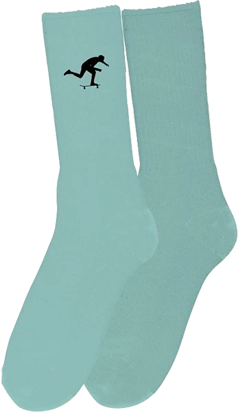 FOUNDATION PUSH CREW SOCKS MINT 1pr
