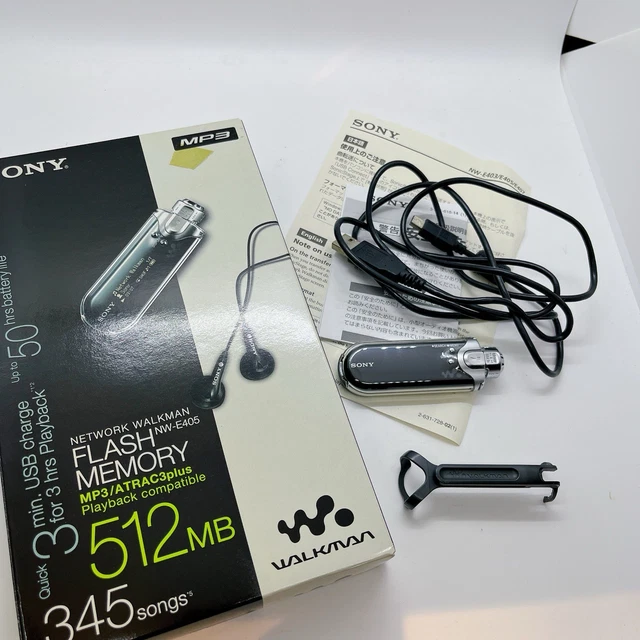 IN BOX] SONY Walkman NW-E405 Black( 512 MB ) Digital Media