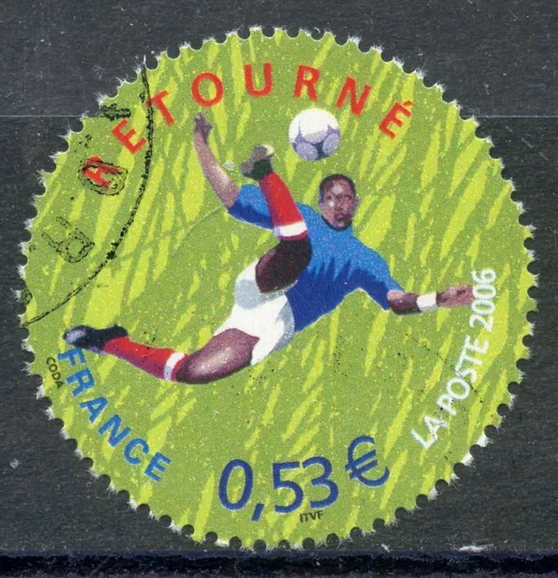 Timbre France Oblitere N° 3913 Coupe Du Monde Football Allemagne / Le Retourne
