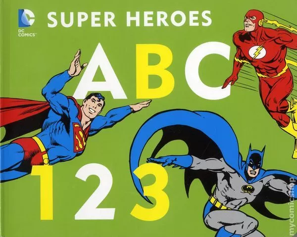 DC Super Heroes ABC 123 HC Board Book #1-1ST FN 2015 Stock Image