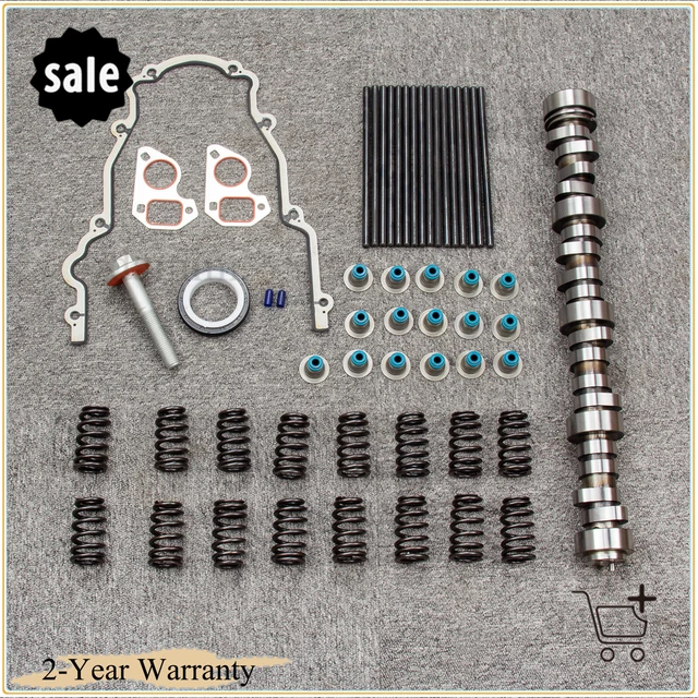 Sloppy Stage 2 Cam Kit Springs & Gasket & Pushrods Bolt Set  228/230, 585"/.585"