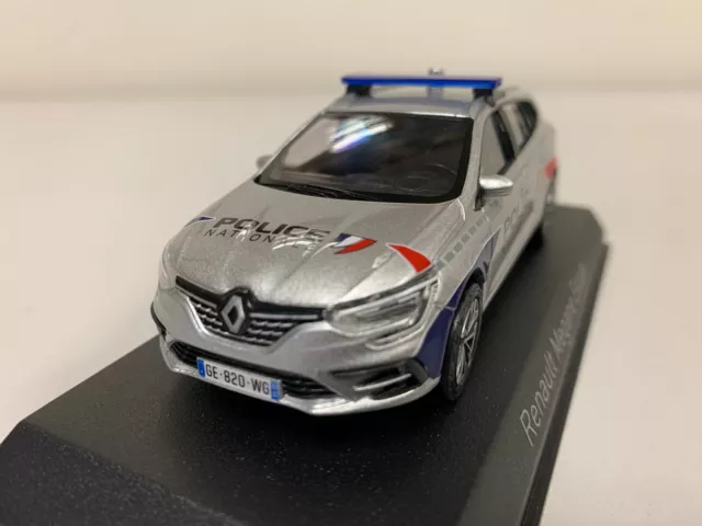 Renault Megane 2016 - Police Municipale Yellow & Blue stripping 1/43