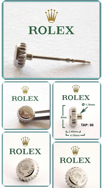 ROLEX "Super Oyster" Steel Crown 6mm with STEM - 1953 - BUBBLEBACK Used 6105 ROLEX "Super Oyster" Steel Crown 6mm with STEM - 1953 - BUBBLEBACK Used 6105