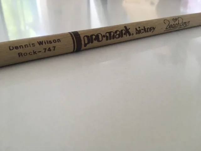 VERY RARE!!!! Dennis Wilson Signed Drumstick The Beach Boys From his LAST TOUR!