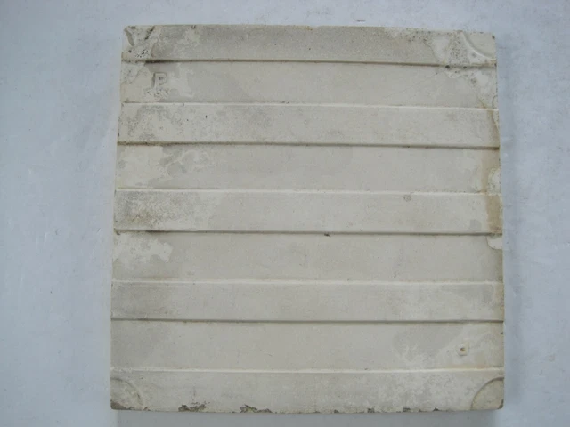 Antique Victorian Pilkington's 6" Print & Tint Aesthetic Floral Tile Patt. E587 2
