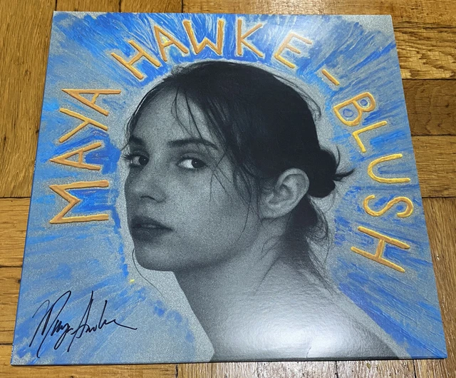 MAYA HAWKE SIGNED Blush LP Vinyl Autograph Stranger Things Robin