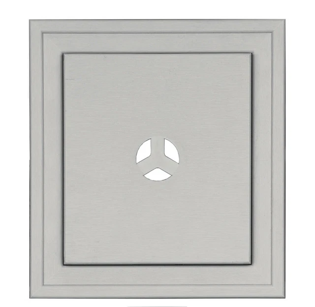 "Accesorio de revestimiento de vinilo J-BLOCK gris claro 016 montaje cuadrado montaje 8""x8""x2"""