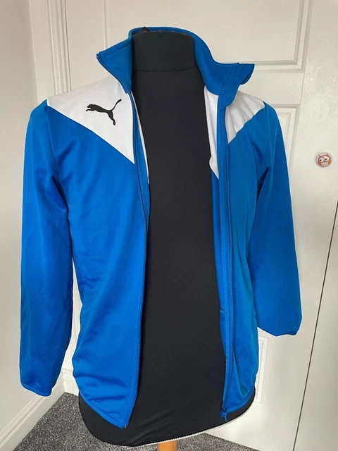Giacca con cerniera blu Puma Radiant ragazzo taglia 13-14 anni
