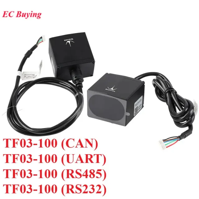 TF03-100 Laser Lidar Sensor Module 100m Range IP67 Waterproof for Ranging UART