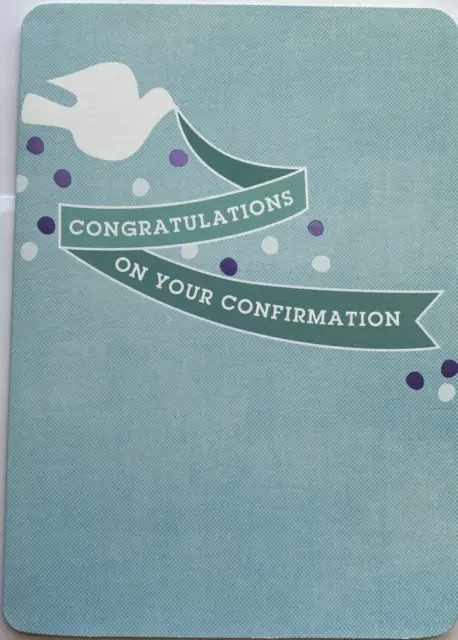 congratulations on ur confirmation greeting card may his love always be with you