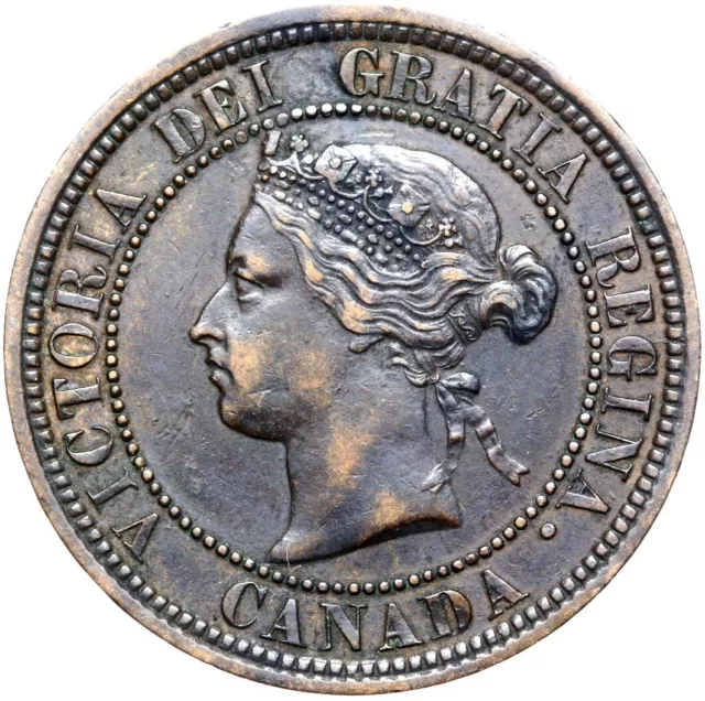 Kanada Canada - Victoria - Münze - 1 One Cent 1882 H - Birmingham Heaton