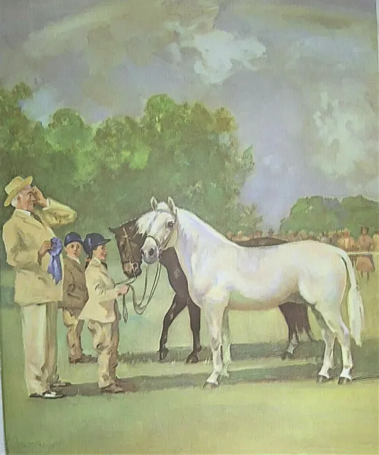 Vintage Horse Print, Wesley Dennis, Lithograph, the Welsh Pony