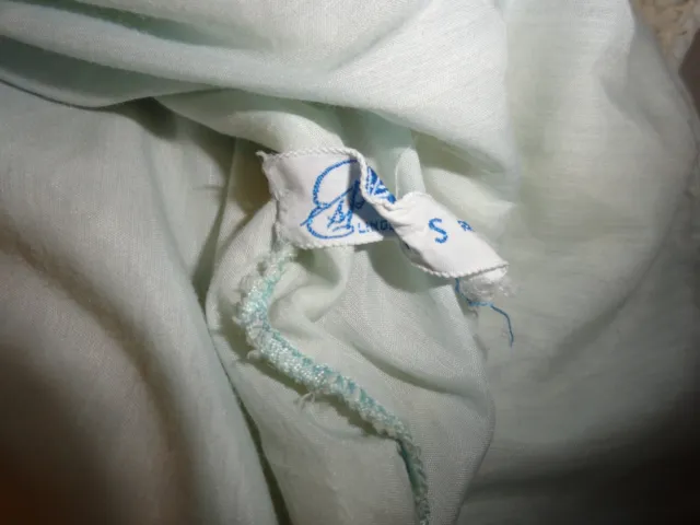 VINTAGE ESPRIT LINGERIE Bed Jacket Blue & Lace Size Small $9.00 - PicClick