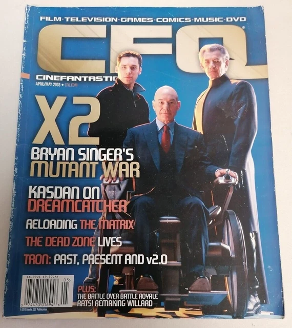 MAGAZINE - CFQ Cinefantastique Magazine April-May 2003 X-Men Dead Zone ...